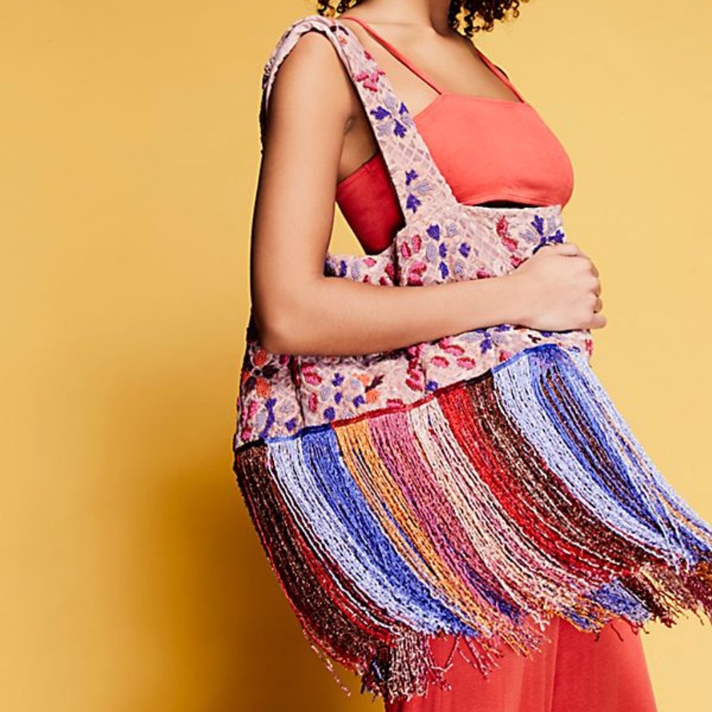 Free People Mystique Embellished Tote - Picture 1 of 8